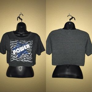 American apparel half shirt